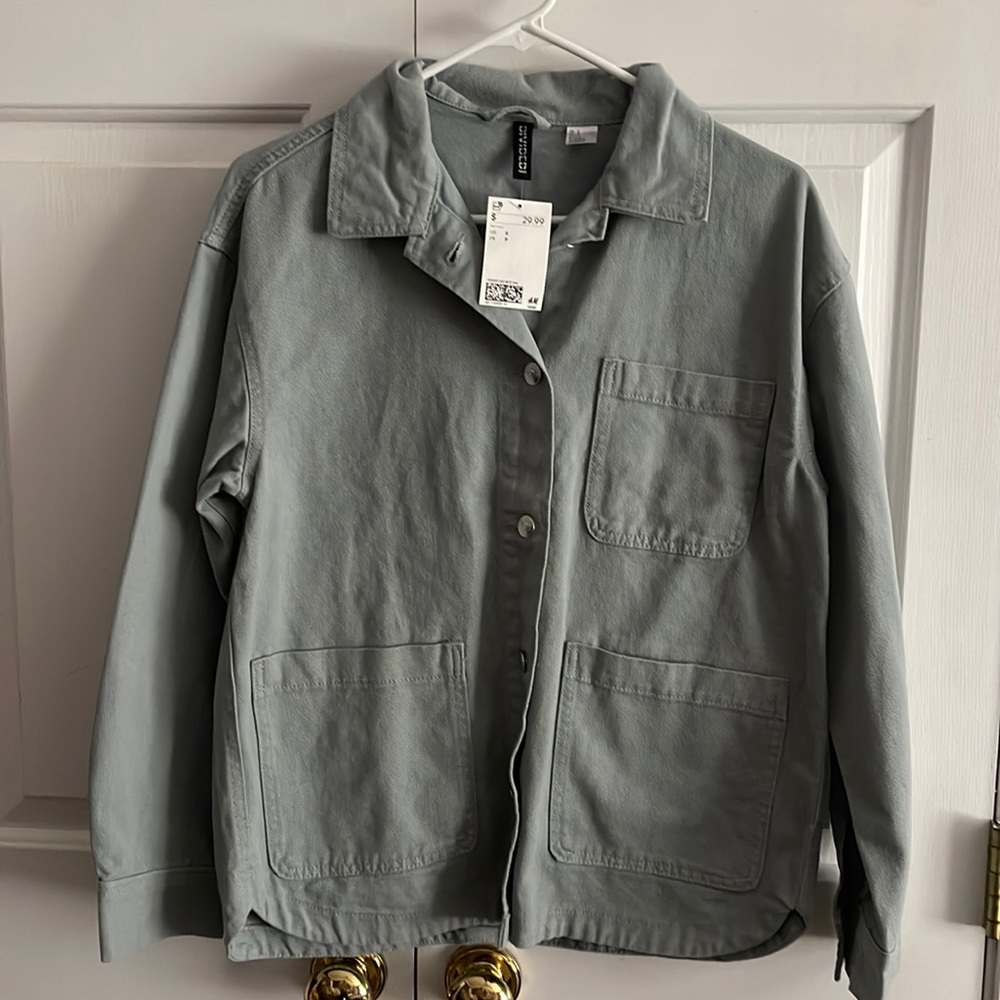 Mint denim jacket